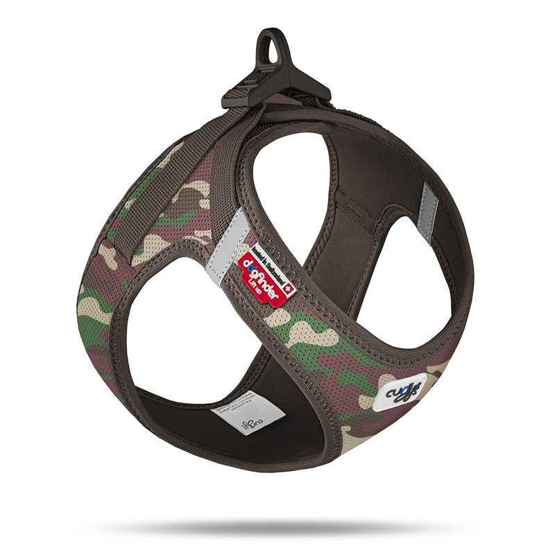 Curli Clasp Vest Geschirr Air-Mesh Camo - XS