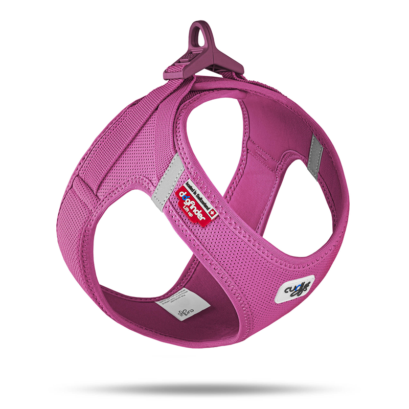 Curli Clasp Vest Geschirr Air-Mesh Fuchsia - 2XS
