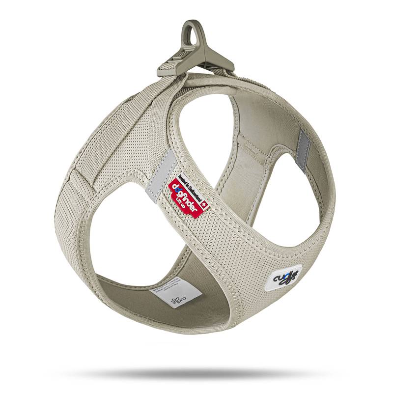 Curli Clasp Vest Geschirr Air-Mesh Light-Tan - XS