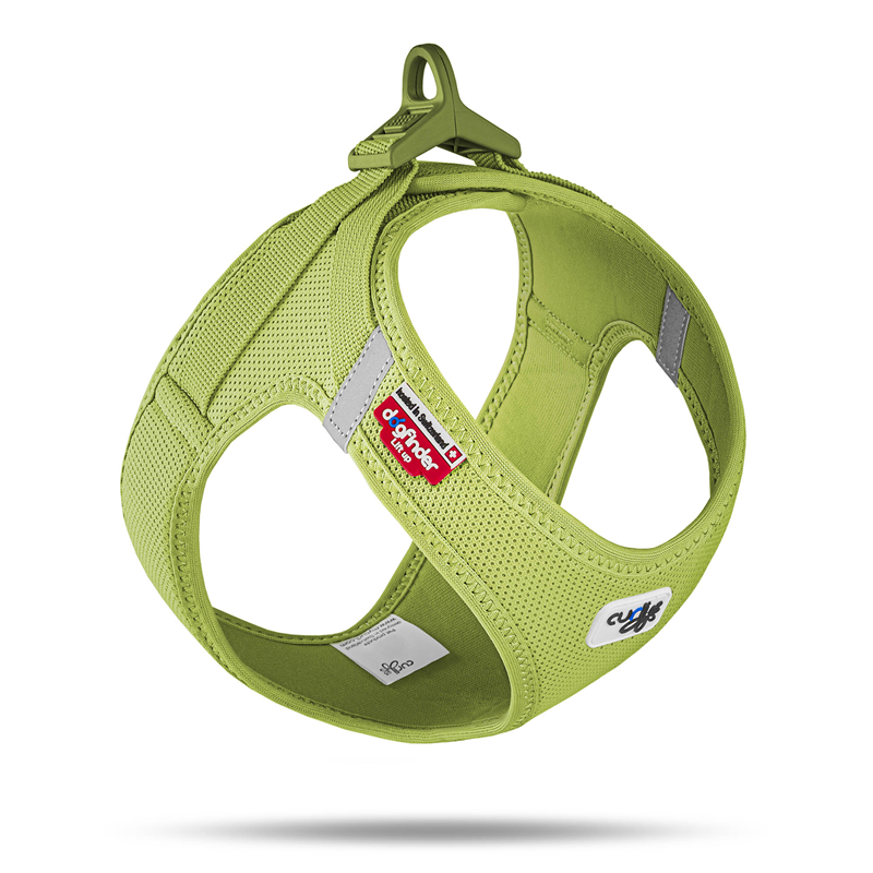 Curli Clasp Vest Geschirr Air-Mesh Lime - 2XS