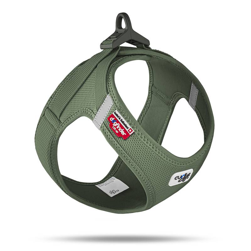 Curli Clasp Vest Geschirr Air-Mesh Moss - XS Curli Clasp Vest Geschirr Air-Mesh Moss - XS