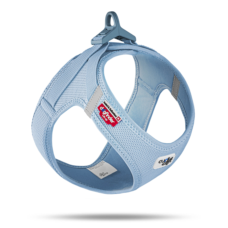 Curli Clasp Vest Geschirr Air-Mesh Skyblue - S