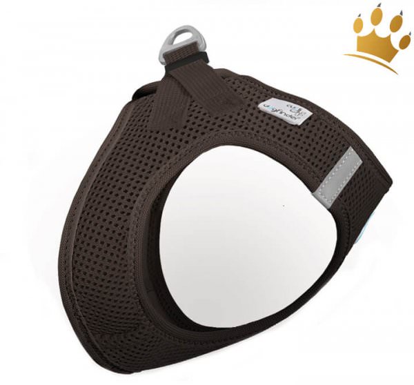 Curli Softgeschirr Vest Air-Mesh Braun