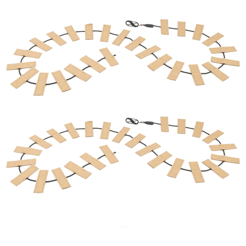 D&D Ersatzbeute für Spielangel Cooper schwarz/beige - 2 Stück