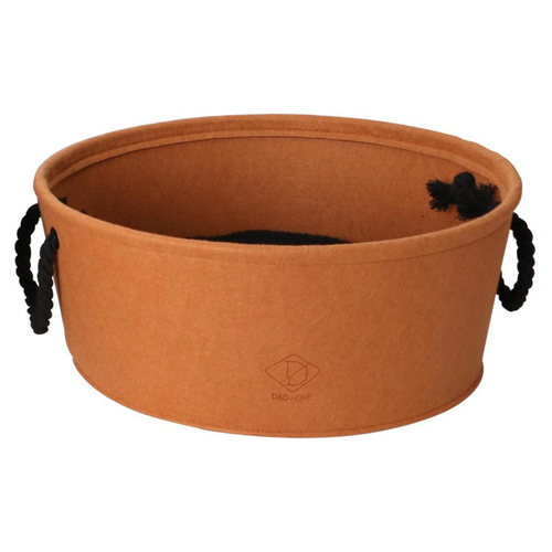 D&D Filzkorb orange für Katzen, Maße: 40 x 40 x 17 cm D&D Filzkorb orange für Katzen, Maße: 40 x 40 x 17 cm