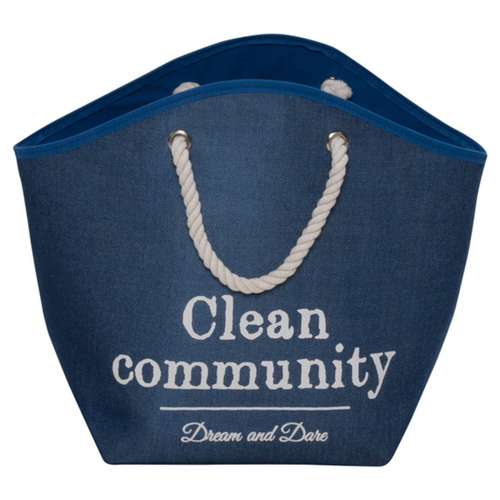 D&D Katzenkorb Home Collection Pet Cave Laundry Bag blau