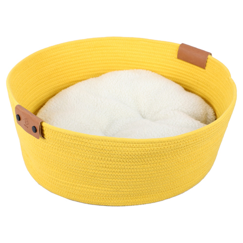 D&D Katzenkorb Tres gelb