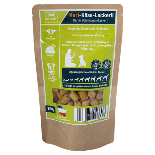 DAUERKAUER Hartkäse Belohnungsleckerli 100 g
