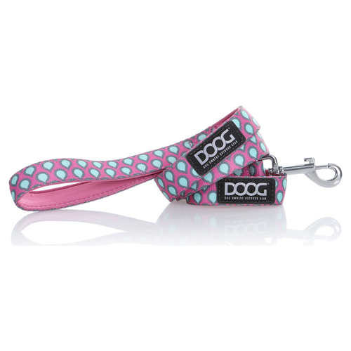 DOOG Leine Luna pink/tear drop, Maße: 130 x 2,5 cm
