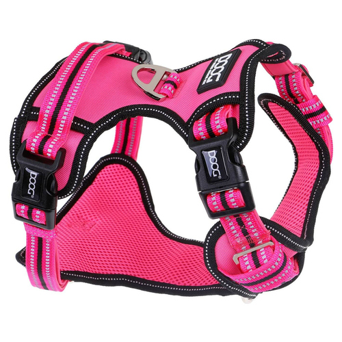 DOOG Neotech Geschirr Lady pink/grau, Größe: L