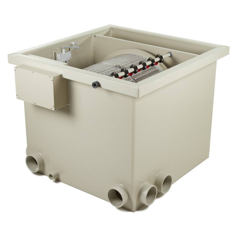 DVS PP65 Trommelfilter bis 65 Kubikmeter Durchfluss DVS PP65 Trommelfilter bis 65 Kubikmeter Durchfluss