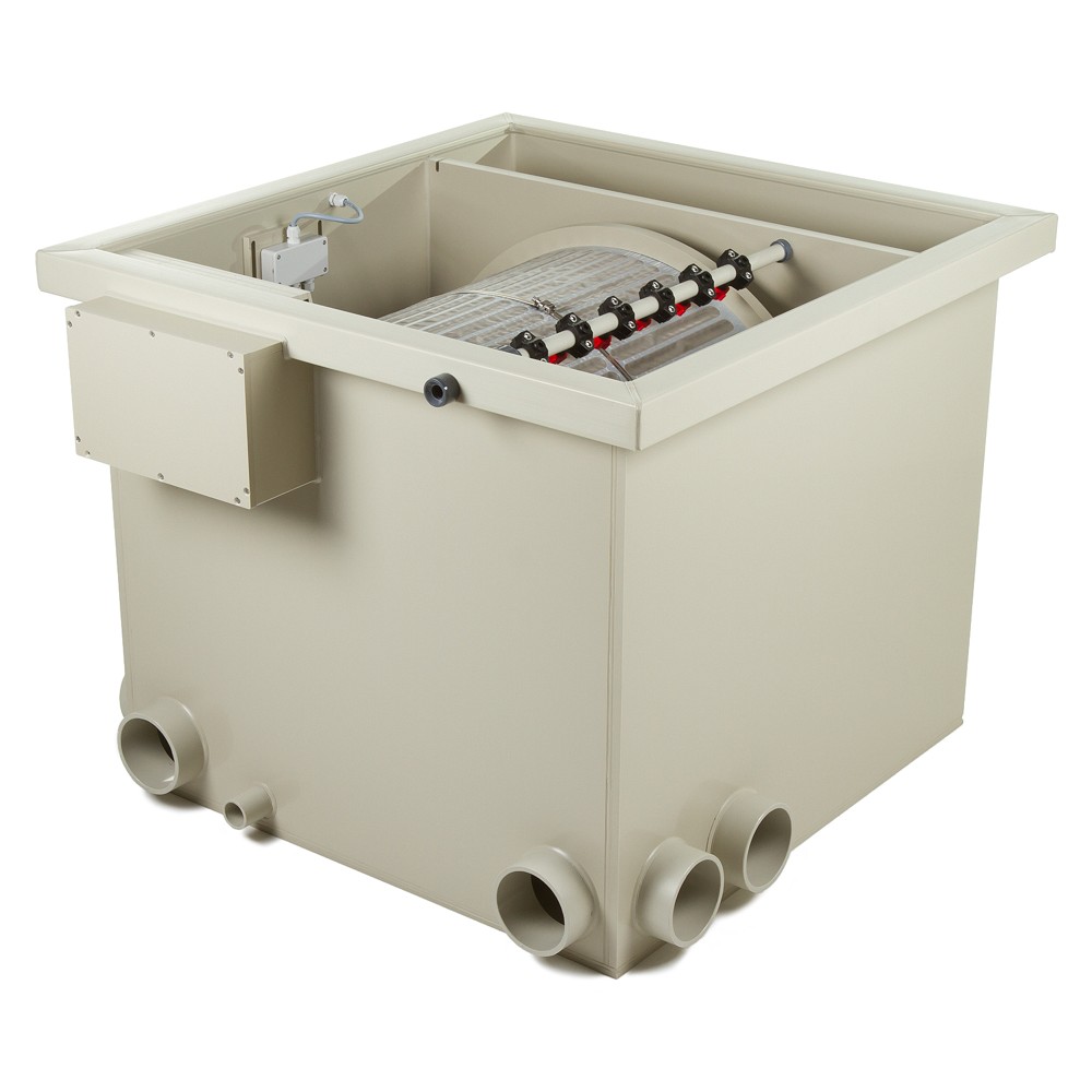 DVS PP65 Trommelfilter bis 65 Kubikmeter Durchfluss DVS PP65 Trommelfilter bis 65 Kubikmeter Durchfluss