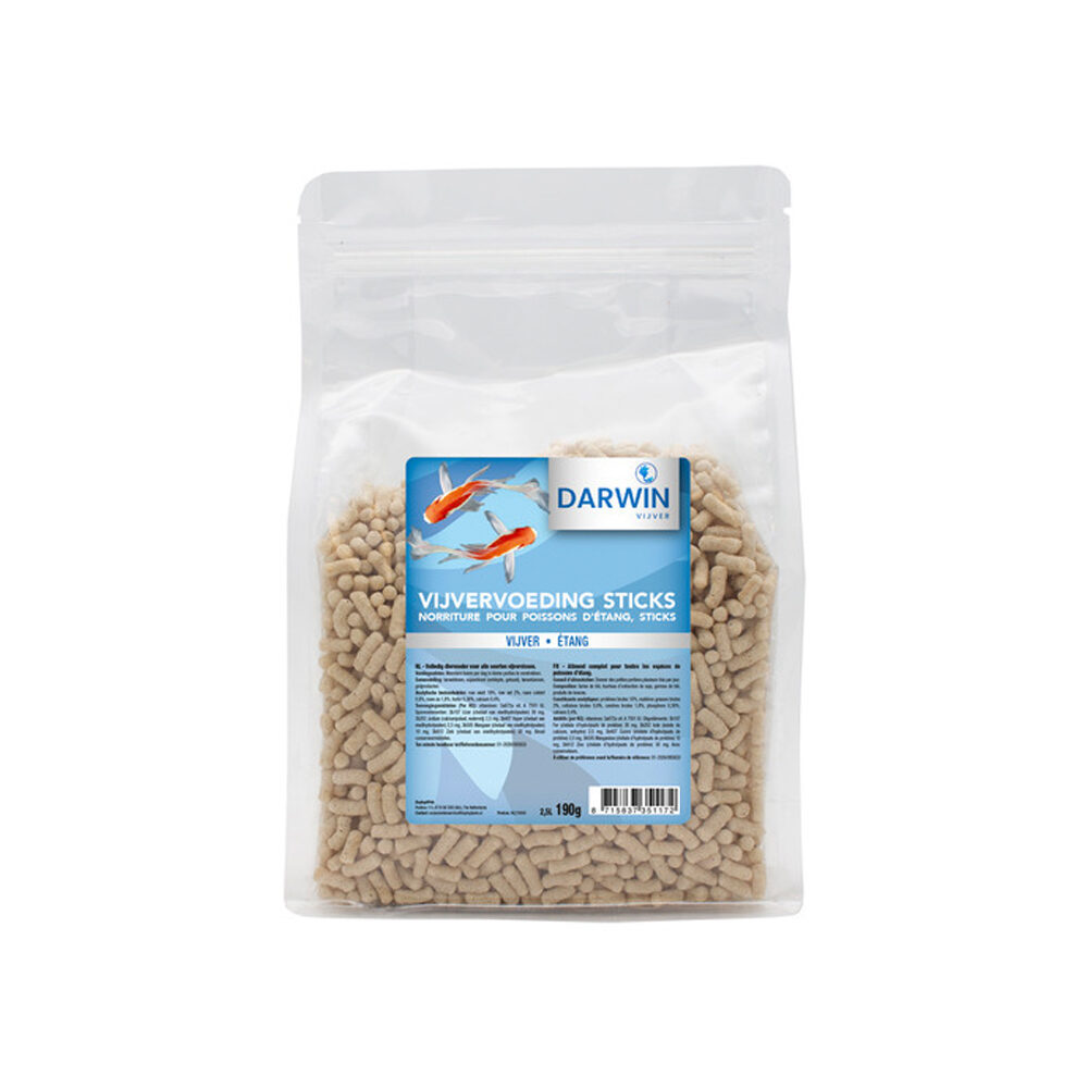Darwin Teichfutter Sticks - 2,5 L von Darwin