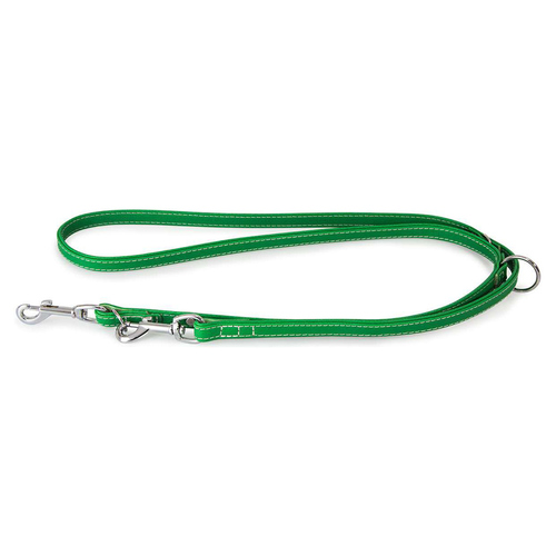 Das Lederband Hunde Führleine Barcelona Summer-Green, Maße: 200 cm / 18 mm