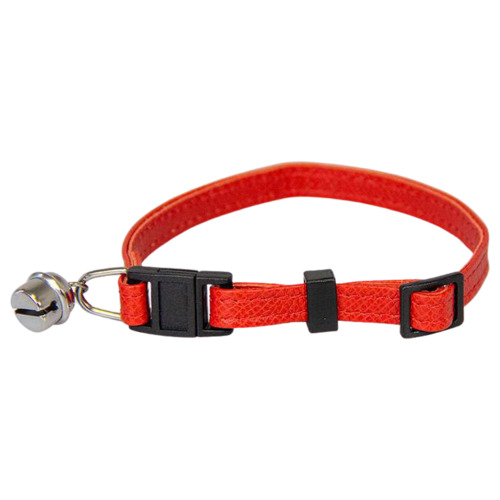 Das Lederband Katzenhalsband mit Klick-Verschluss Carnelian