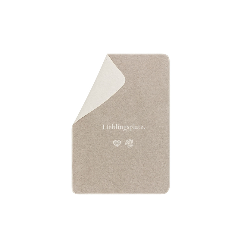 Decke Lieblingsplatz in beige