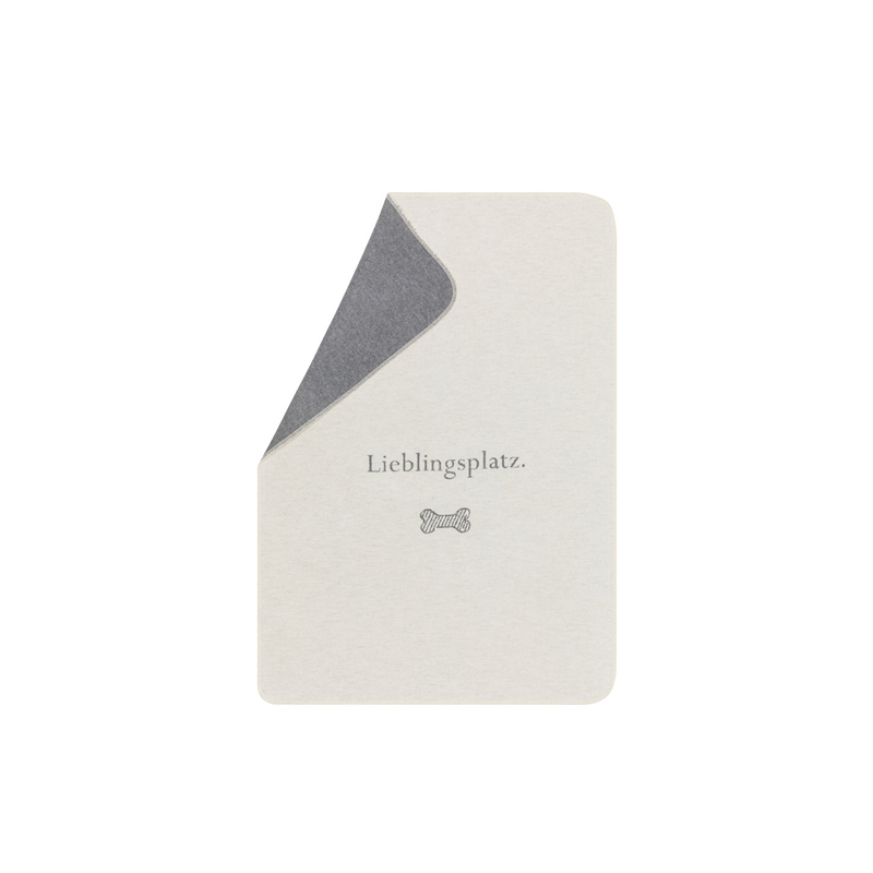 Decke Lieblingsplatz in creme