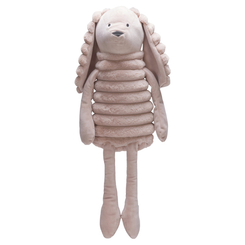 Designed by Lotte Hundespielzeug Reza Hase XL rosa aus Plüsch