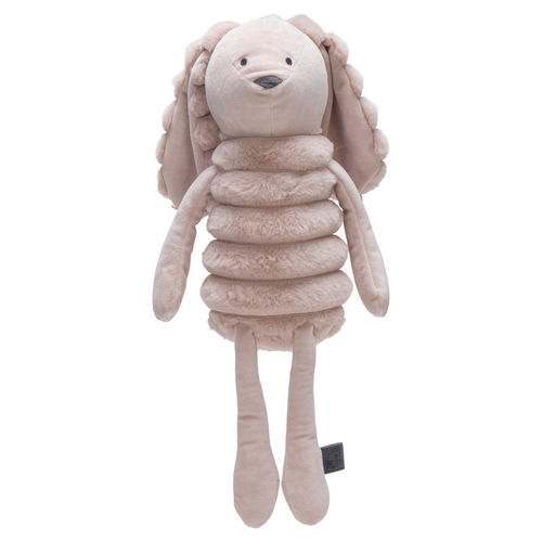 Designed by Lotte Hundespielzeug Reza Hase rosa aus Plüsch