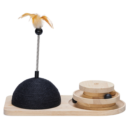 Designed by Lotte Kratz- und Spielturm Maia aus Holz schwarz