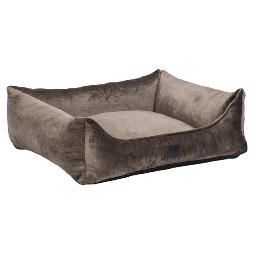 Designed by Lotte Orthopädisches Hundebett Soft Essence mokka, Maße: 95 x 80 cm