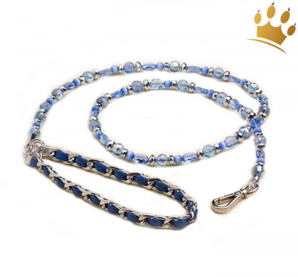 Designer-Hundeschmuckleine 5th Avenue Blue