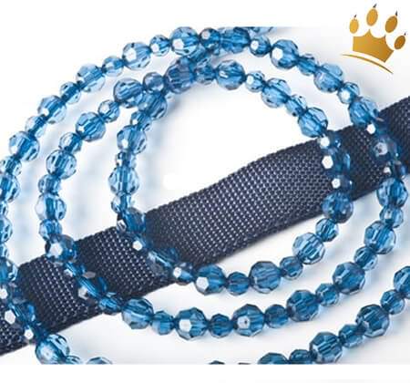 Designer-Hundeschmuckleine Montana Blue
