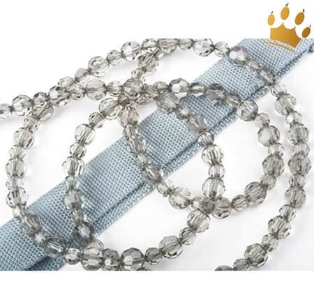 Designer-Hundeschmuckleine Smoke Black