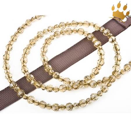Designer-Hundeschmuckleine Topaz