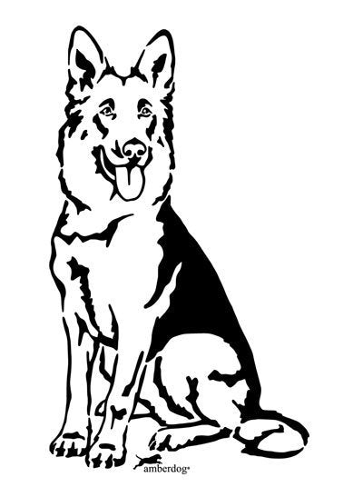 Deutscher Schäferhund Grafiklizenz Deutscher Schäferhund Grafiklizenz