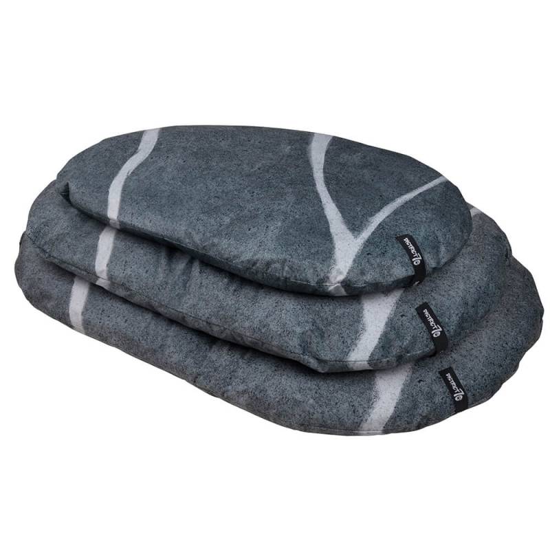 District 70 PEBBLE Hundekissen - Large, Dunkelgrau