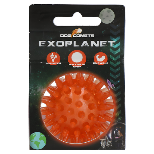 Dog Comets Hundespielzeug Ball Exoplanet orange, Größe: M