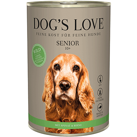 Dog' s Love Light Nassfutter für Hunde SENIOR Wild - Sparpaket: 6 x 800g