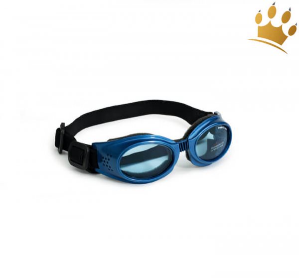 Doggles® Originalz Hunde-Sonnenbrille Blau Metallic