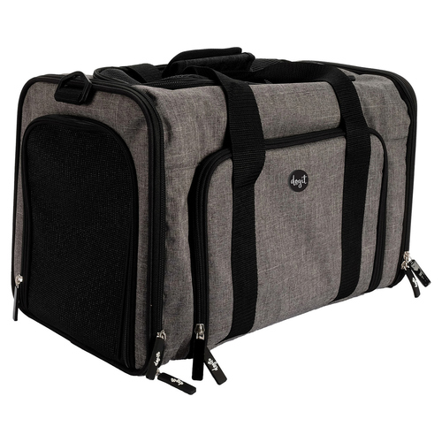 Dogit Explorer erweiterbare Tragetasche grau Dogit Explorer erweiterbare Tragetasche grau