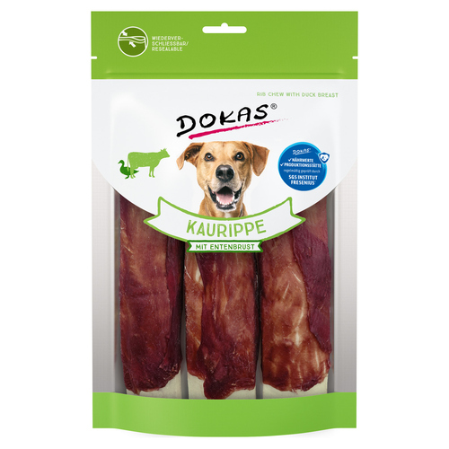 Dokas Kaurippe mit Entenbrust 210 g - 10 Stück - Sparpaket