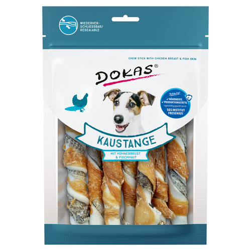 Dokas Kaustange mit Hühnerbrust & Fischhaut 170 g