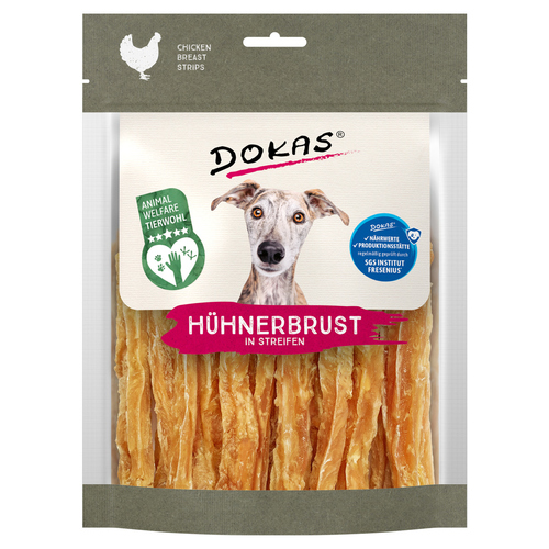 Dokas Welfare Chicken - Hühnerbrust in Streifen 170 g - 7 Stück / Sparpaket