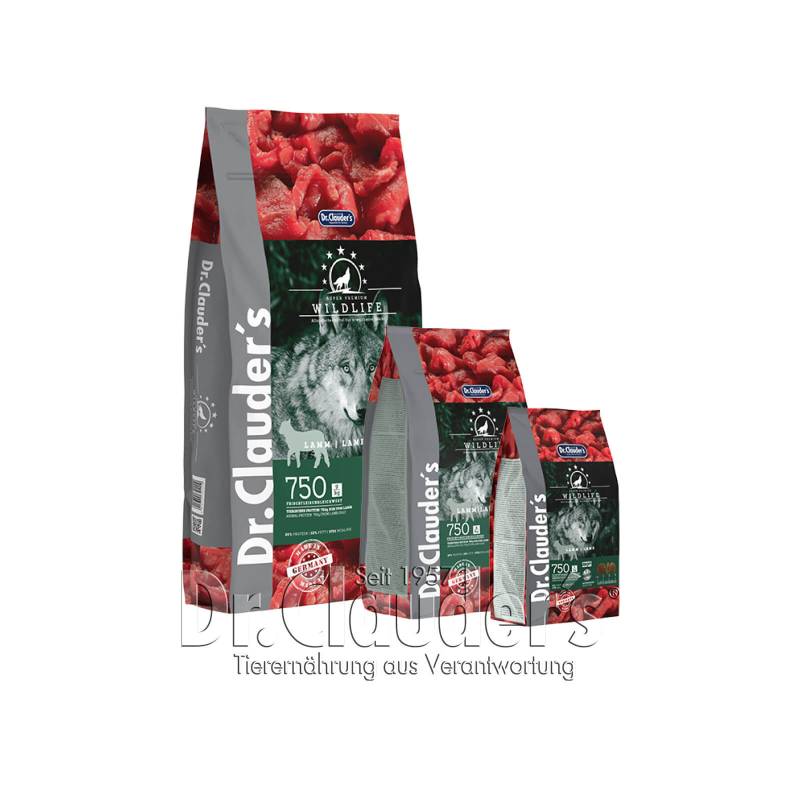 Dr Clauder Hunde Trockenfutter Wildlife Lamm