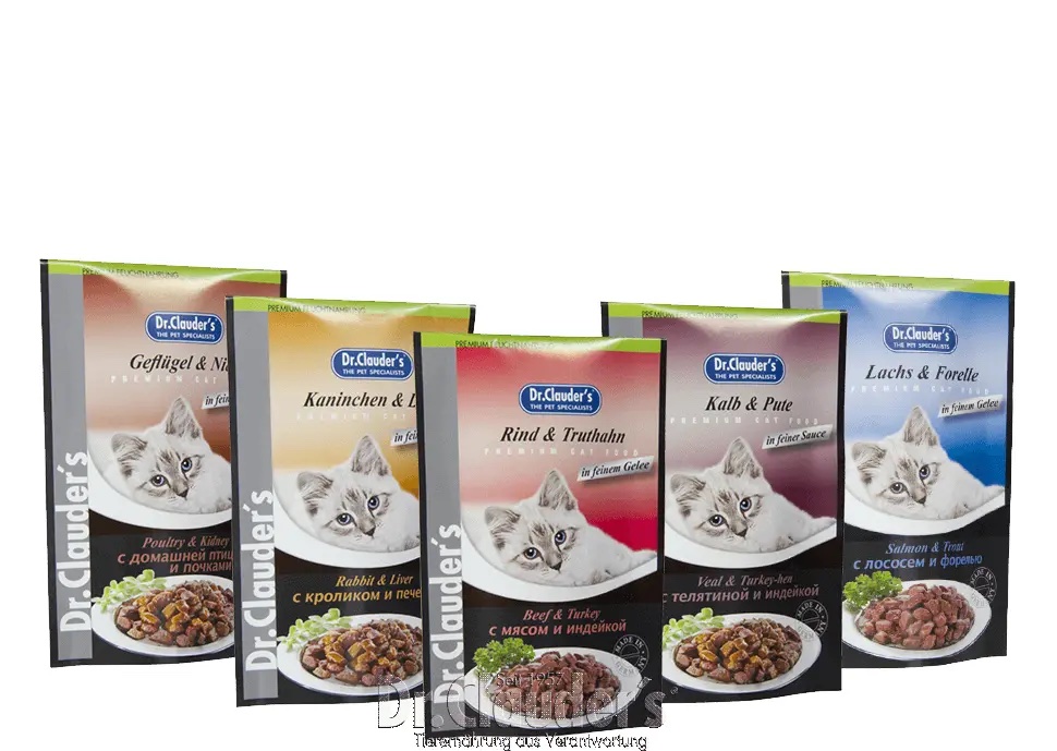 Dr Clauder Nassfutter für Katze High Premium Standbeutel 100g - Sparpaket: 20 x 100g, Geflügel Dr Clauder Nassfutter für Katze High Premium Standbeutel 100g - Sparpaket: 20 x 100g, Geflügel