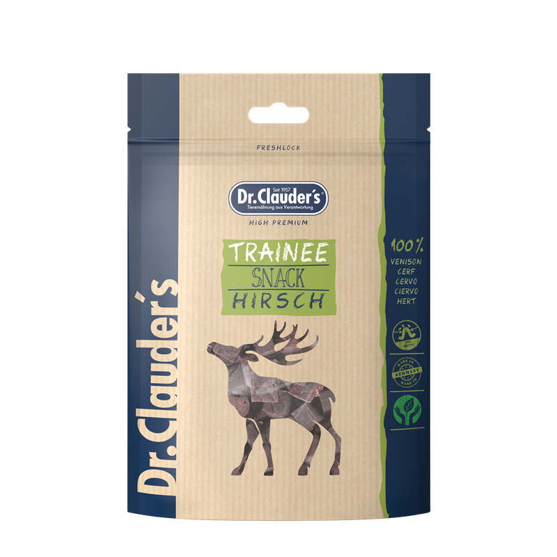 Dr. Clauder’s Trainee Snack Hirsch 10 x 80g