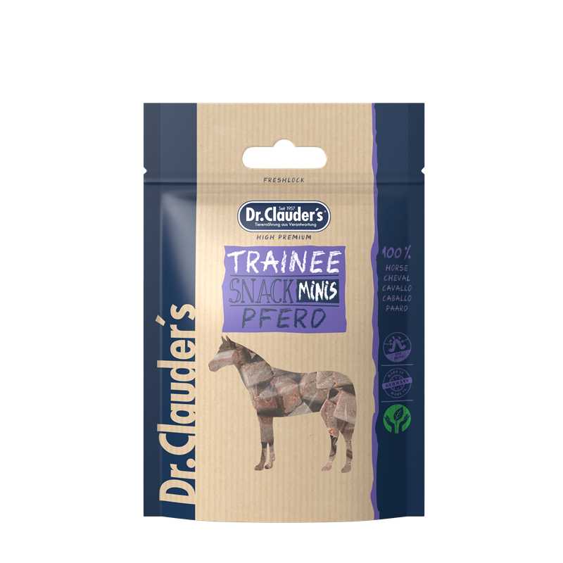 Dr. Clauder’s Trainee Snack Minis Pferd 10 x 50g