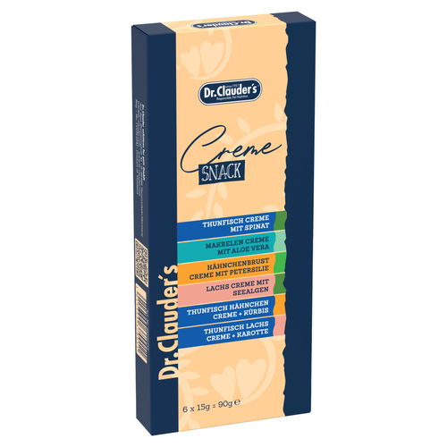 Dr. Clauders Creme Snack Mix Box 6 x 15 g