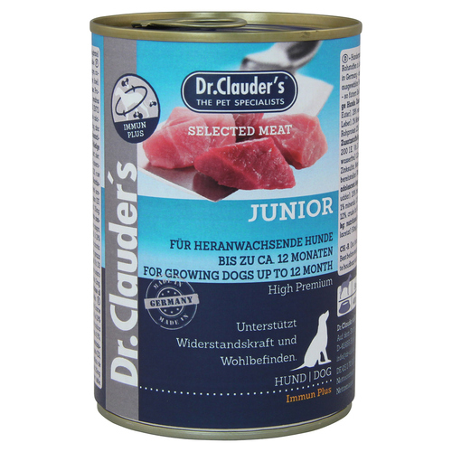 Dr. Clauders Selected Meat Junior 400 g - 6 Stück Dr. Clauders Selected Meat Junior 400 g - 6 Stück