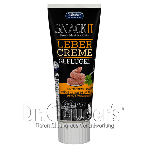 Dr. Clauders Snack IT Lebercreme Geflügel Fresh Meat 75 g