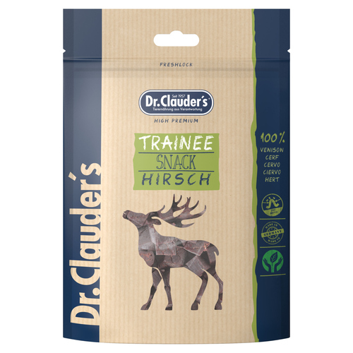Dr. Clauders Trainee Snack Hirsch 80 g - 10 Stück