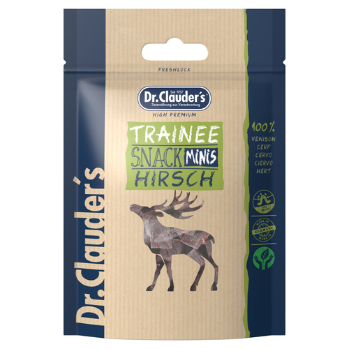 Dr. Clauders Trainee Snack Minis Hirsch 50 g - 10 Stück
