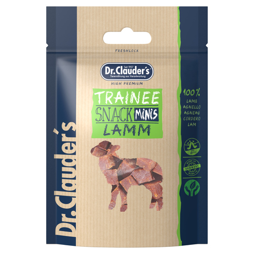 Dr. Clauders Trainee Snack Minis Lamm 50 g - 10 Stück