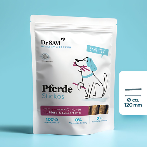 Dr. Sam Pferde Stickos, Inhalt: 350 g