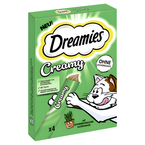Dreamies Creamy Multipack Katzenminze 4 x 10 g